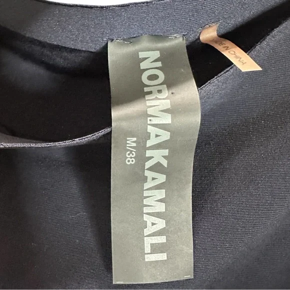 Norma Kamali Drop Shoulder Dress Midnight Blue Medium - Picture 6 of 11